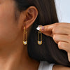 Ig Style Casual Novelty Geometric Plating 201 Stainless Steel Earrings